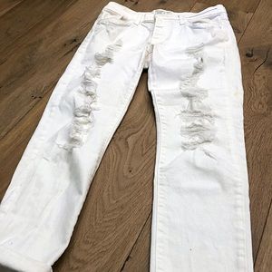 Current Elliot Ripped Boyfriend Jeans